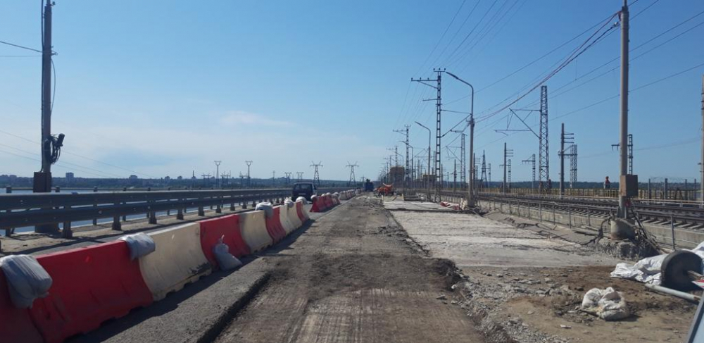 На путепроводе Волжской ГЭС начался финальный этап ремонта