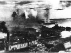 18 сентября 1942 года - противник бомбит нефтебазу и кировскую пристань Сталинграда