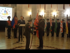 Волгоградский ветеран передал Знамя Победы медиаэкспедиции «Победа – одна на всех» 
