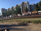 Из-за дорожного ремонта в огромную пробку встал юг Волгограда