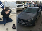 Задержание дерзкого угонщика "Лады" попало на видео в Волгограде
