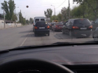 Улица Рокоссовского встала в пробку в Волгограде