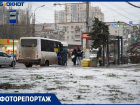 Ливневый снег прошел в Волгограде: как преобразился город