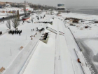 «Выстрел памяти» сняли с высоты птичьего полета в Волгограде 