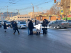 На оживленном пешеходном переходе утром сбили волгоградку