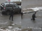 Странную "капоэйру" посреди улицы в исполнении волгоградца сняли на видео