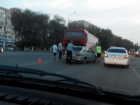 Авария с автобусом собрала пробку на севере Волгограда