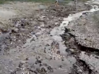Под Волгоградом ливнем смыло дорогу
