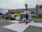 В Волгоградской области на вертолете эвакуировали мотоциклиста из Пензы и 2-летнего ребенка