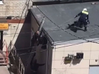 Труп девушки в черном свертке спустили с крыши в Волгограде: видео 