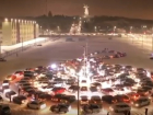 Покорившие TikTok волгоградские автолюбители устроили новогодний флешмоб из сотни авто
