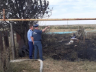 Крупный пожар вспыхнул вблизи дачного поселка в Волгограде 