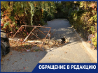  Волгоградец сам решил засыпать "ничейный" опасный провал на Комсомольской
