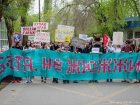 Первомайская монстрация прошлась по Волгограду в ответ на демонстрацию 