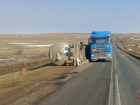 Движение заблокировано на трассе Волгоград — Саратов