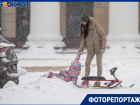 Вторые сутки буйства «Ольги» в Волгограде — показываем красоту снежного шторма