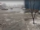 По неизвестным причинам под воду ушел Красноармейский район Волгограда