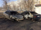 Поджог двух иномарок в Волгограде попал на видео