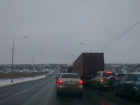 В Волгограде из-за тройного ДТП образовалась многокилометровая пробка 