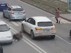 Очень быстрая школьница попала под машину в Волгограде: шок-видео  