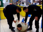 Задержание хулигана в магазине на юге Волгограда попало на видео