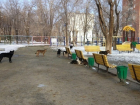 Детский парк в Кировском районе Волгограда оккупировала бродячая свора
