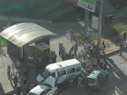 В Волгограде у "Парк Хауса" два авто врезались в маршрутку