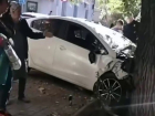 Водителя откинуло в сторону: публикуем видео шок-ДТП на юге Волгограда