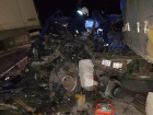 Тройное ДТП грузовиков под Волгоградом: двое в больнице