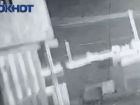 Момент падения сбитого украинского беспилотника под Волгоградом попал на видео 
