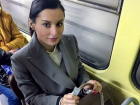 В Волгограде Тина Канделаки прокатилась в подземном трамвае 
