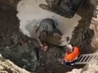 Латание старой трубы чопиками в Волгограде сняли на видео жители