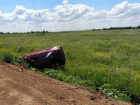 Под Волгоградом погиб водитель опрокинувшейся в кювет Toyota