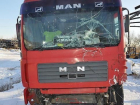 В Волгограде тягач MAN протаранил дерево 