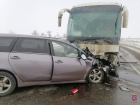 Пассажирский автобус попал в ДТП под Волгоградом