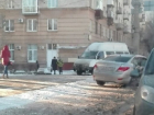 Маршрутка попала в тройное ДТП в центре Волгограда