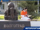 Православный крест сломали на открытии обновленного сквера в центре Волгограда