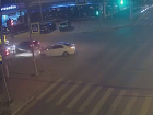 Тройное ДТП в центре города попало на видео в Волгограде