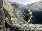Пепелище осталось на месте магазина в Средней Ахтубе