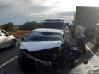 Водитель Ford из Казани врезался в 4 фуры под Волгоградом и чудом выжил