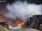 Конюшня загорелась под Волгоградом