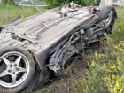 Skoda Octavia перевернулась под Волгоградом: водитель погиб, пассажирка в больнице