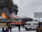 Школу эвакуировали под Волгоградом из-за крупного пожара 