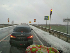 Волгоградцы поздравляют жителей Москвы с первым снегом