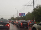 Среднеахтубинская трасса под Волгоградом застыла в огромной пробке