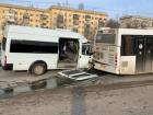 Подробности столкновения маршрутки №70А с автобусом №25  в Волгограде