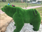 В Волжском в преддверии Дня города распотрошили зеленого медведя