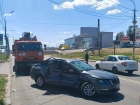 Бросок легковушки под КамАЗ попал на видео в Волгограде