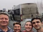 На 9-й день после гибели в ДТП семьи врачей Соловьевых сгорел микроавтобус, на котором они разбились