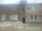 На юге Волгограда обрушилась стена многоквартирного дома 